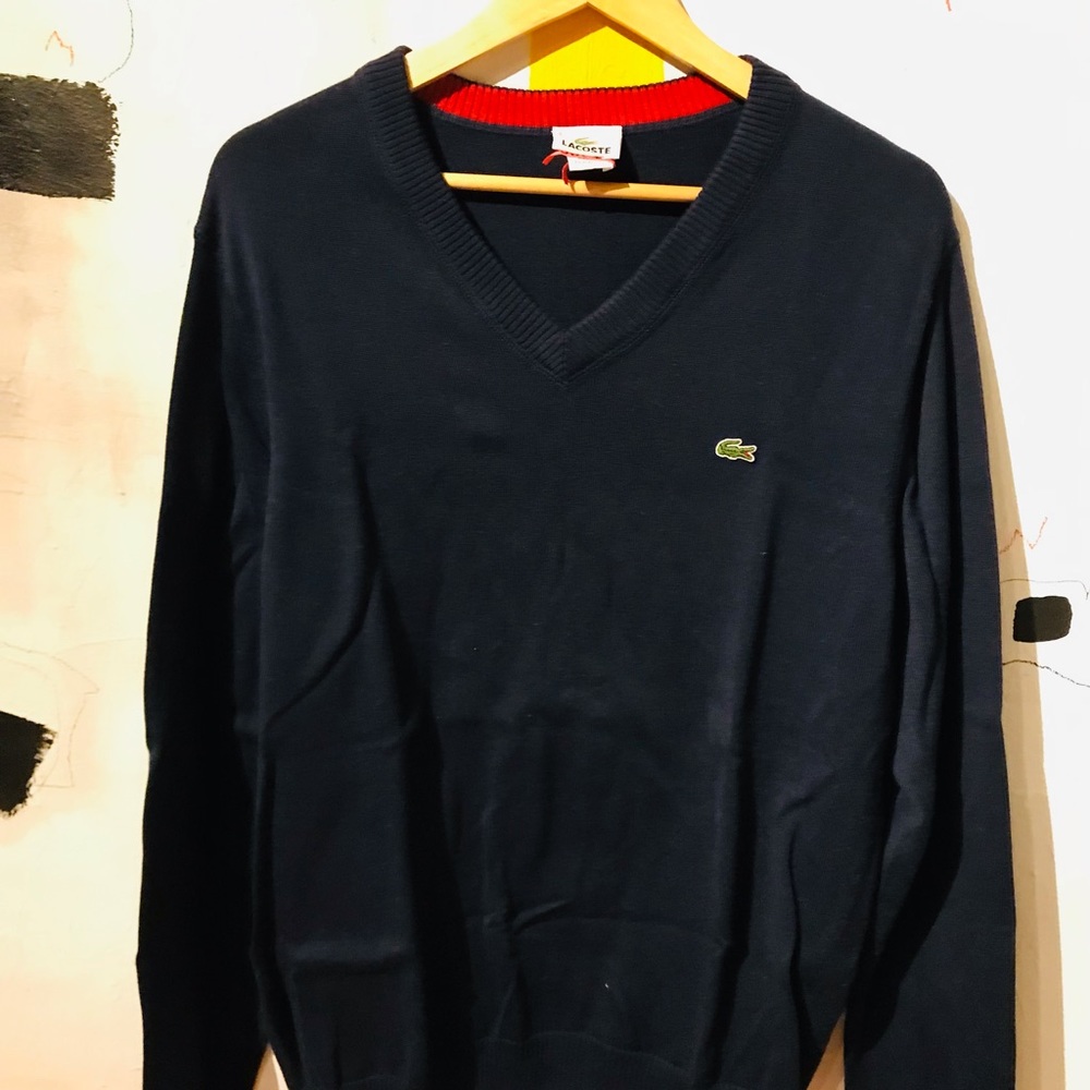Lacoste blue sweater never worn